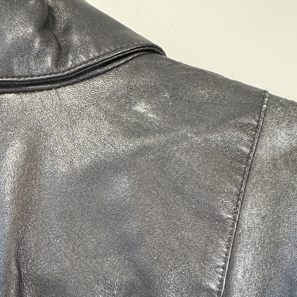 Style & Co. Women's Sleek Black Leather Jacket - Picture 7 of 9